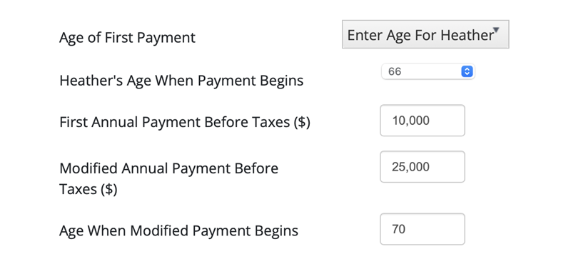 Changing Payments Changing Social Security Payments